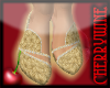 {CW} GoldNDiamond Heels