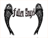 Fallen Angel Back Tattoo