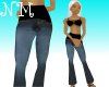 maternity jeans/black