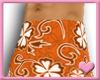 Orange Aloha Shorts