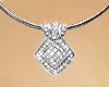 Silver Diamond Necklace