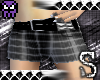[S] Gray Plaid shorts