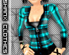 (SX)PlaidJacket turquios