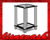 (L) Black/Gray End Table