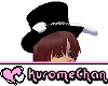 Dark Bunny Shinigami Hat