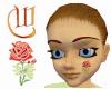 Face Paint - Red Rose
