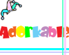 ad0rkabl3 sticker