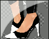 *ST*White/Black Pumps
