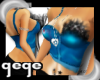 [GG]blue feathered top