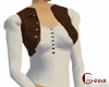 Vest with Cream Ribb Top