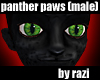 Black Panther Paws (M)