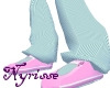 Pink Shoes'n'Blue Sox