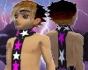 Pink Punk Star Scarf