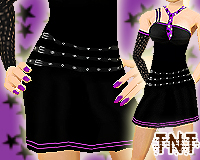 Retro Royale Dress Skirt