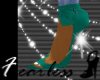 *fb* leathr/diamnds TEAL