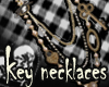 Key&Lock Necklace Gold