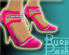 SlvrGltterStraps HotPink