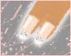 pink pearl french nails