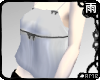 White Babydoll Top Gray