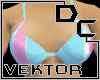 Blue and Pink Bikini 08