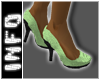 Mint Polka Dot Shoes