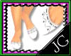 [JG]White Flat Pumps