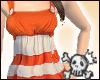 [F] Stripes-Beige+Red