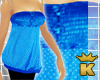 {K} Electric Blue Tube T