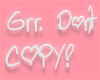 X.+*[Y] Dont Copy!