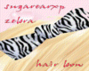 *sb* zebra bow for hair