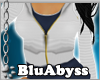 [BA] White/Navy Hoody