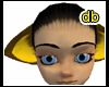 Brown and Gold Neko Ears