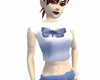 Blue Butterfly Baby T