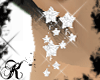 [ks] Wht Star Earrings