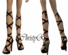 Black Crystal tieup Heel