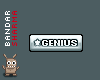 (BS) GENIUS sticker
