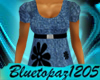 Denim Floral Dress