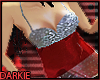 Red silk angel top