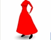 Red Dress with Boots