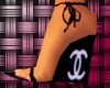 ~MJ:CHANEL WEDGES BLK