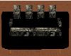 !Black and stone couch