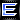 Blue Chrome Letters E